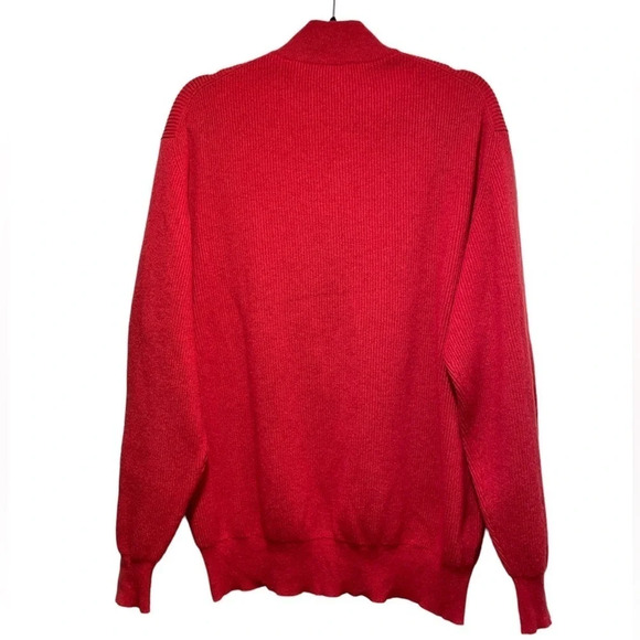 Hawico Scotland KEMNAY 1/4 ZIP TWO TONE PULLOVER Large 100% Pure Cashmere - Picture 13 of 14